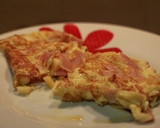 Foto del paso 5 de la receta: Tortilla con manzana, queso y pavo para bebés y niños (+9M)🎈🍴