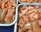 Foto langkah ke 5 dari resep Salmon Kani Mentai.