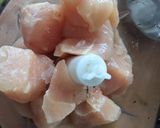 A picture of step 1 of Homemade Chicken sausage.