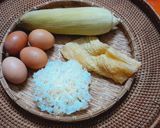 Hình bước làm 1 của món Trứng chiên bắp và hành tây