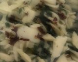 A picture of step 6 of Spinach Pasta.