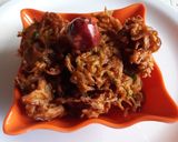 A picture of step 2 of Khichdi fritters.