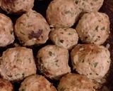 Foto del paso 2 de la receta: Albóndigas res/cerdo con champiñones en salsa de chipotle