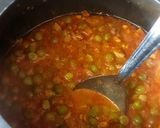 A picture of step 4 of Mushroom Matar.