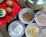 Foto langkah ke 1 dari resep Bolu kukus pisang kepok.
