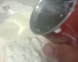 A picture of step 1 of Sooji sandwich.