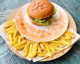 A picture of step 4 of Veg Burger.