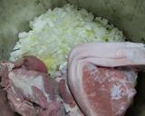 Foto del paso 1 de la receta: Empanadas🥟de Papa🥔carne de cerdo🥩y huevo🍳🥟