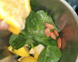 A picture of step 2 of Cumber apple(green smoothie).