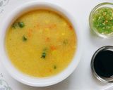 A picture of step 3 of Sweet Corn Soup.