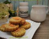 Almond cookies with techiko flavored #ketopad_cp_anekakuker langkah memasak 8 foto