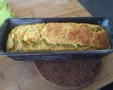 Une image de l'étape 3 de Cake courgette salicorne curcuma.