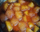 A picture of step 7 of Apple murabba.