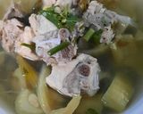 Hình bước làm 3 của món Canh dưa cải nấu xương