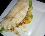 A picture of step 2 of Modern Lebanese shawarma.