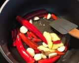 A picture of step 2 of Spicy Mala Hot Pot Broth - Keto Friendly.