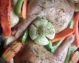 Foto del paso 2 de la receta: Pollo al horno con vegetales