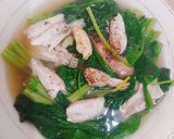 Hình bước làm 3 của món Canh cải bó xôi cá rô đồng
