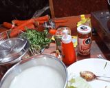 A picture of step 5 of Triple schezwan fried rice.