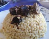 صورة لخطوة 2 من وصفة برغل عحمص ولحمة