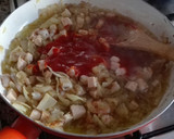 Foto del paso 1 de la receta: Judías verdes encebolladas con pechuga de pavo