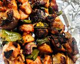 A picture of step 5 of Souvlaki.