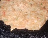 A picture of step 3 of Suji chila.