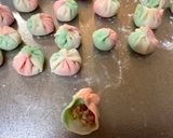 A picture of step 5 of Kawaii Colorful Gyoza Dumplings.