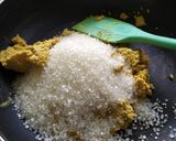 A picture of step 1 of Besan modak.