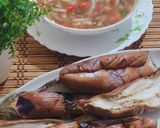Gambar langkah 4 resipi Terung Bakar Air Asam.