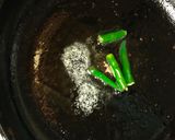 A picture of step 2 of Matar Palak Paneer.