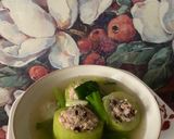 A picture of step 3 of Winter Melon Soup with Pork Paste Filling.