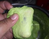 Foto langkah ke 3 dari resep Roti Sobek Pandan Ekonomis "Super Lembut".