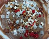 A picture of step 2 of Dates and Dry Fruits Chocolate Cake.