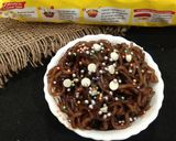 A picture of step 8 of Chocolate Maggi.