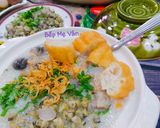 Hình bước làm 3 của món Cháo Hến Sườn Và Nấm Rơm