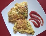 Foto langkah ke 7 dari resep Dadar telur sarang penyamun.