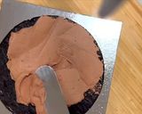 A picture of step 13 of Kit Kat Chocolate cake.