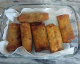 A picture of step 7 of Noodles Spring Roll.