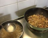 A picture of step 7 of Mushroom pasta.