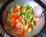 Foto langkah ke 3 dari resep Udang Tahu Sayuran Saus Tiram.