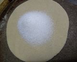 A picture of step 1 of Chinni/Sugar paratha.