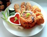 รูปขั้นตอนการทำที่ 3 ของ ข้าวผัดปลากระป๋องทอดกรอบ (อร่อยจึงต้องบอกต่อ)