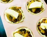 Foto del paso 6 de la receta: 🥘TARTELETAS Y CANASTITAS 🥘 DE COLIFLOR🥘🧀🥕🧅🥕🧀ZANAHORIAS🥕 Y 🧅CEBOLLA🧅