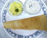 A picture of step 7 of Benne Dosa.