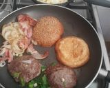 A picture of step 2 of To die for monster burgers#4weekschallenge.#authors marathon.