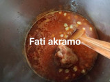 رولي شوفلور مع مرقة حمرة بالحمص بنينة روعة 😋