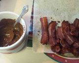 A picture of step 4 of Chocolate covered bacon .