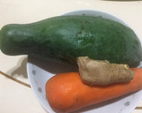 青木瓜排骨紅棗枸杞湯的食譜步驟1照片