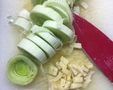 Brokkolis csicseriborsó kókusztejes rizzsel recept fázis 3 fotója